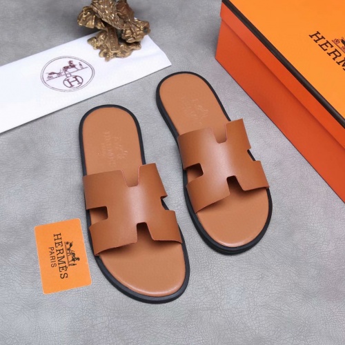 Cheap Hermes Slippers For Men #961125 Replica Wholesale [$40.00 USD] [ITEM#961125] on Replica Hermes Slippers