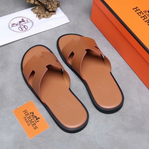 Cheap Hermes Slippers For Men #961125 Replica Wholesale [$40.00 USD] [ITEM#961125] on Replica Hermes Slippers