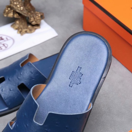 Cheap Hermes Slippers For Men #961134 Replica Wholesale [$41.00 USD] [ITEM#961134] on Replica Hermes Slippers