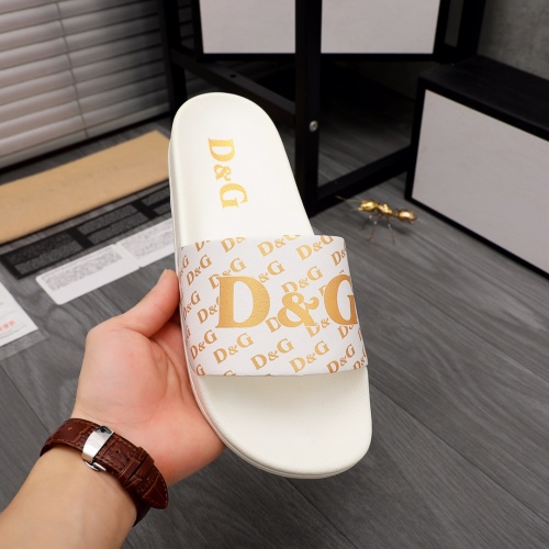 Cheap Dolce &amp; Gabbana D&amp;G Slippers For Men #961212 Replica Wholesale [$40.00 USD] [ITEM#961212] on Replica Dolce &amp; Gabbana D&amp;G Slippers