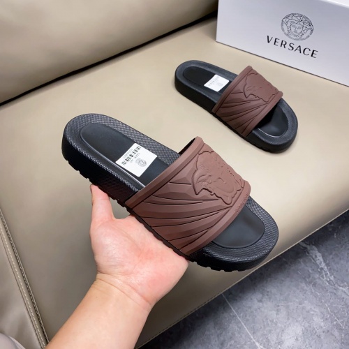 Cheap Versace Slippers For Men #961372 Replica Wholesale [$42.00 USD] [ITEM#961372] on Replica Versace Slippers