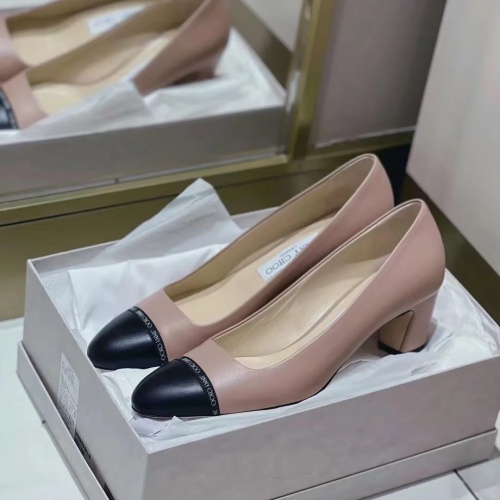 Cheap Jimmy Choo High-Heeled Shoes For Women #961948 Replica Wholesale [$76.00 USD] [ITEM#961948] on Replica Jimmy Choo High-Heeled Shoes