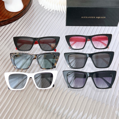 Cheap Alexander McQueen AAA Quality Sunglasses #962856 Replica Wholesale [$60.00 USD] [ITEM#962856] on Replica Alexander McQueen AAA Quality Sunglasses