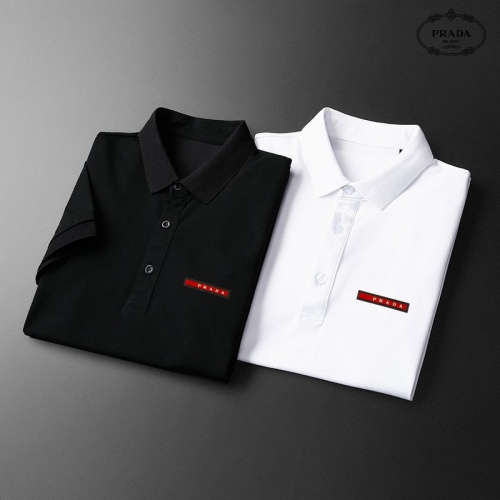 Cheap Prada T-Shirts Short Sleeved For Men #962976 Replica Wholesale [$38.00 USD] [ITEM#962976] on Replica Prada T-Shirts