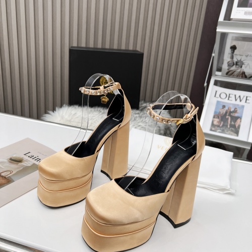 Cheap Versace Sandal For Women #964135 Replica Wholesale [$112.00 USD] [ITEM#964135] on Replica Versace Sandal