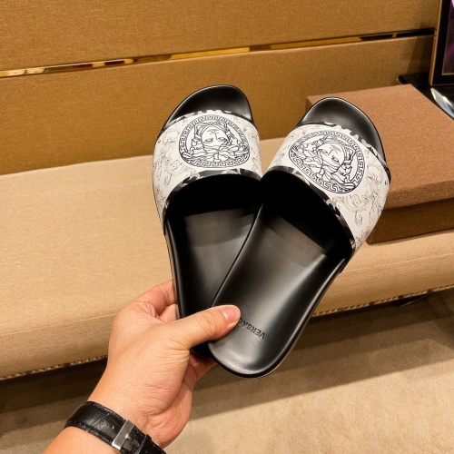 Cheap Versace Slippers For Men #964209 Replica Wholesale [$48.00 USD] [ITEM#964209] on Replica Versace Slippers