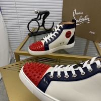 Cheap Christian Louboutin High Tops Shoes For Women #955649 Replica Wholesale [$92.00 USD] [ITEM#955649] on Replica Christian Louboutin High Top Shoes