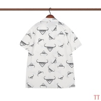 Cheap Prada Shirts Short Sleeved For Men #963082 Replica Wholesale [$32.00 USD] [ITEM#963082] on Replica Prada Shirts