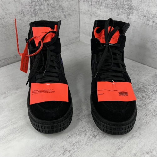 Cheap Off-White High Tops Shoes For Men #964758 Replica Wholesale [$118.00 USD] [ITEM#964758] on Replica Off-White High Tops Shoes