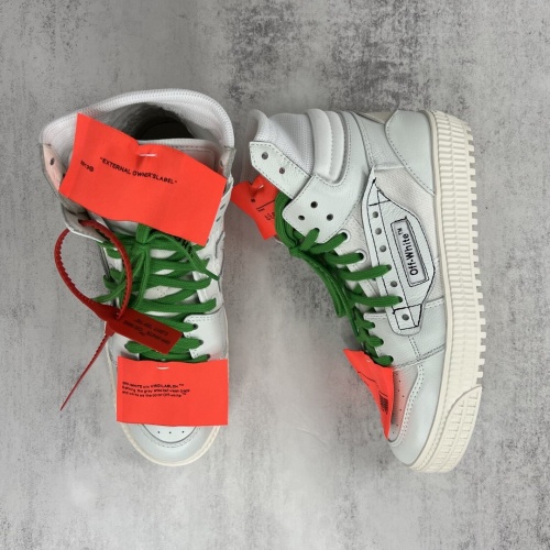 Cheap Off-White High Tops Shoes For Women #964761 Replica Wholesale [$118.00 USD] [ITEM#964761] on Replica Off-White High Tops Shoes