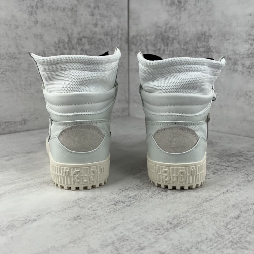 Cheap Off-White High Tops Shoes For Men #964766 Replica Wholesale [$118.00 USD] [ITEM#964766] on Replica Off-White High Tops Shoes