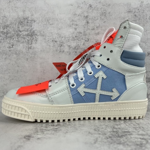 Cheap Off-White High Tops Shoes For Men #964770 Replica Wholesale [$118.00 USD] [ITEM#964770] on Replica Off-White High Tops Shoes