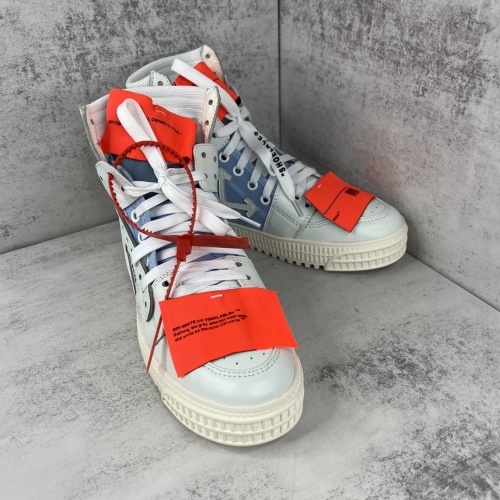 Cheap Off-White High Tops Shoes For Women #964771 Replica Wholesale [$118.00 USD] [ITEM#964771] on Replica Off-White High Tops Shoes