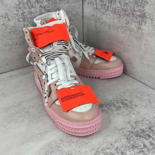 Cheap Off-White High Tops Shoes For Women #964773 Replica Wholesale [$118.00 USD] [ITEM#964773] on Replica Off-White High Tops Shoes
