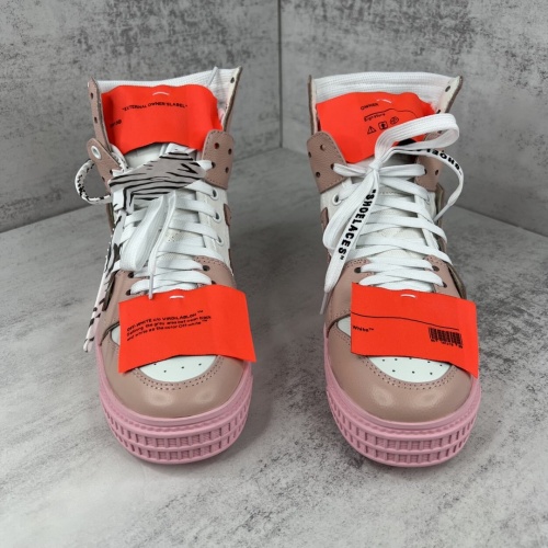 Cheap Off-White High Tops Shoes For Women #964773 Replica Wholesale [$118.00 USD] [ITEM#964773] on Replica Off-White High Tops Shoes