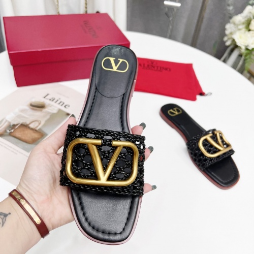 Cheap Valentino Slippers For Women #965987 Replica Wholesale [$68.00 USD] [ITEM#965987] on Replica Valentino Slippers