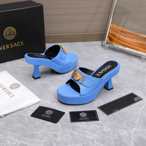 Cheap Versace Slippers For Women #966032 Replica Wholesale [$118.00 USD] [ITEM#966032] on Replica Versace Slippers