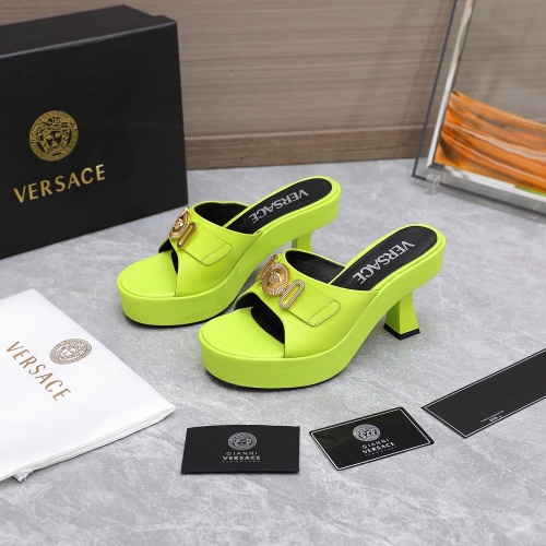 Cheap Versace Slippers For Women #966033 Replica Wholesale [$118.00 USD] [ITEM#966033] on Replica Versace Slippers