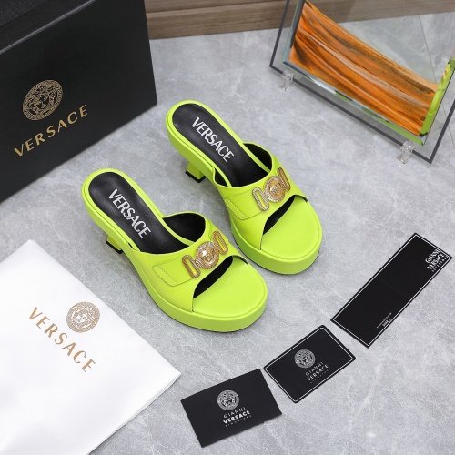 Cheap Versace Slippers For Women #966033 Replica Wholesale [$118.00 USD] [ITEM#966033] on Replica Versace Slippers