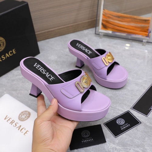 Cheap Versace Slippers For Women #966034 Replica Wholesale [$118.00 USD] [ITEM#966034] on Replica Versace Slippers