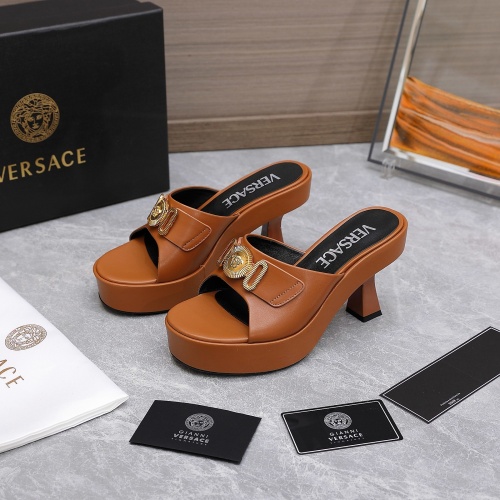 Cheap Versace Slippers For Women #966036 Replica Wholesale [$118.00 USD] [ITEM#966036] on Replica Versace Slippers