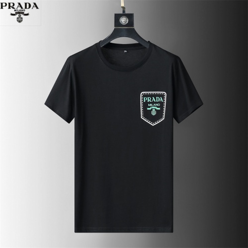 Cheap Prada T-Shirts Short Sleeved For Men #966492 Replica Wholesale [$32.00 USD] [ITEM#966492] on Replica Prada T-Shirts