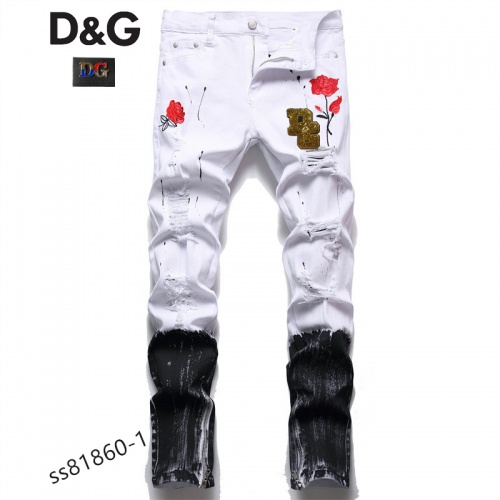 Cheap Dolce &amp; Gabbana D&amp;G Jeans For Men #966619 Replica Wholesale [$48.00 USD] [ITEM#966619] on Replica Dolce &amp; Gabbana D&amp;G Jeans