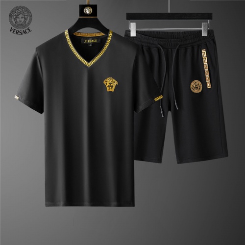 Cheap Versace Tracksuits Short Sleeved For Men #966839 Replica Wholesale [$60.00 USD] [ITEM#966839] on Replica Versace Tracksuits