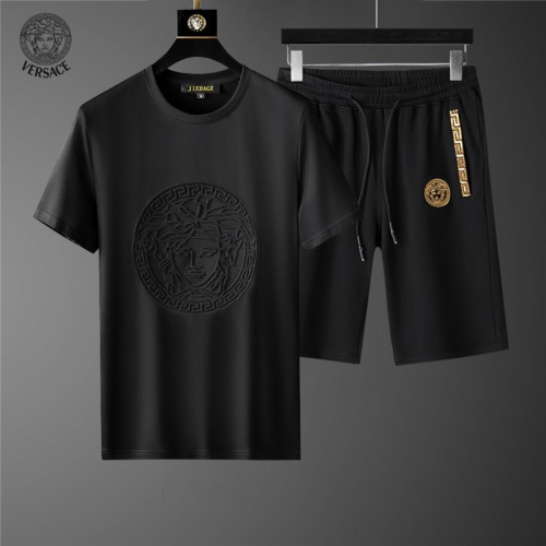 Cheap Versace Tracksuits Short Sleeved For Men #966858 Replica Wholesale [$60.00 USD] [ITEM#966858] on Replica Versace Tracksuits