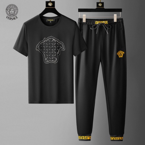 Cheap Versace Tracksuits Short Sleeved For Men #966916 Replica Wholesale [$68.00 USD] [ITEM#966916] on Replica Versace Tracksuits