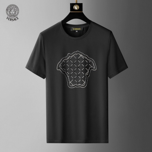 Cheap Versace Tracksuits Short Sleeved For Men #966916 Replica Wholesale [$68.00 USD] [ITEM#966916] on Replica Versace Tracksuits