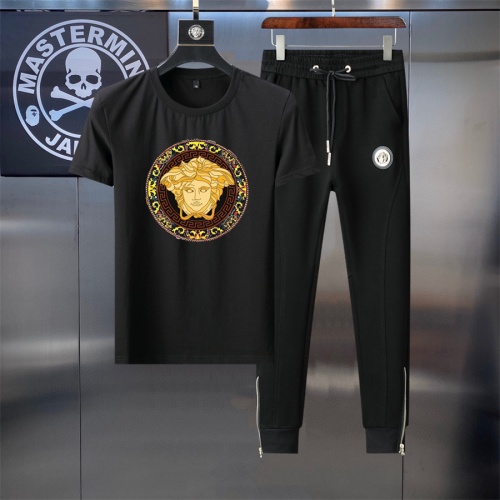 Cheap Versace Tracksuits Short Sleeved For Men #966949 Replica Wholesale [$60.00 USD] [ITEM#966949] on Replica Versace Tracksuits