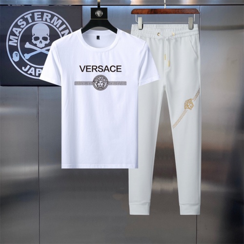 Cheap Versace Tracksuits Short Sleeved For Men #966950 Replica Wholesale [$60.00 USD] [ITEM#966950] on Replica Versace Tracksuits