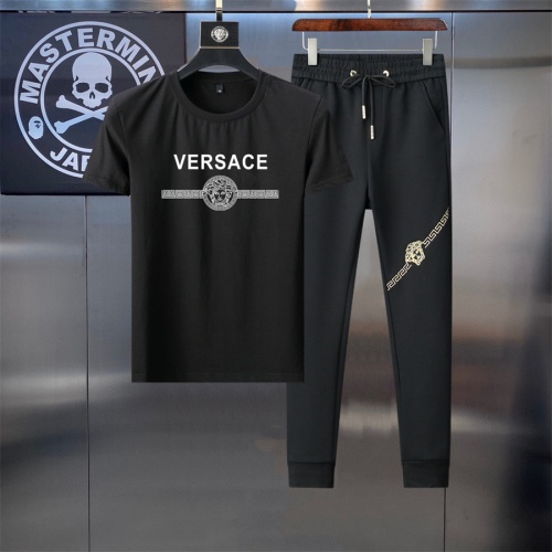Cheap Versace Tracksuits Short Sleeved For Men #966951 Replica Wholesale [$60.00 USD] [ITEM#966951] on Replica Versace Tracksuits