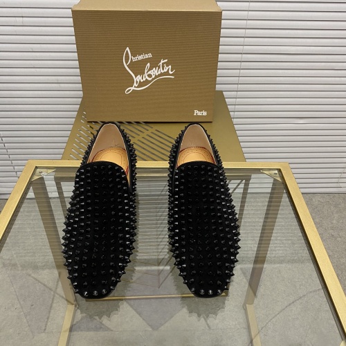 Cheap Christian Louboutin Leather Shoes For Men #968479 Replica Wholesale [$85.00 USD] [ITEM#968479] on Replica Christian Louboutin Leather Shoes