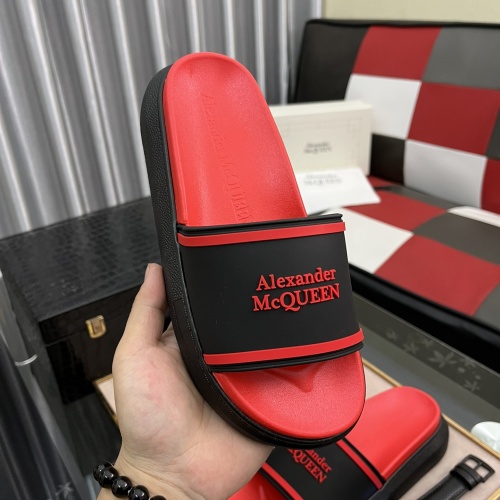 Cheap Alexander McQueen Slippers For Men #968501 Replica Wholesale [$48.00 USD] [ITEM#968501] on Replica Alexander McQueen Slippers