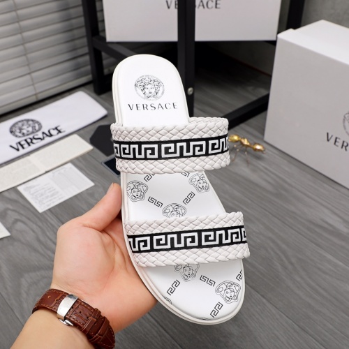 Cheap Versace Slippers For Men #968614 Replica Wholesale [$42.00 USD] [ITEM#968614] on Replica Versace Slippers