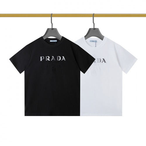 Cheap Prada T-Shirts Short Sleeved For Unisex #969247 Replica Wholesale [$27.00 USD] [ITEM#969247] on Replica Prada T-Shirts