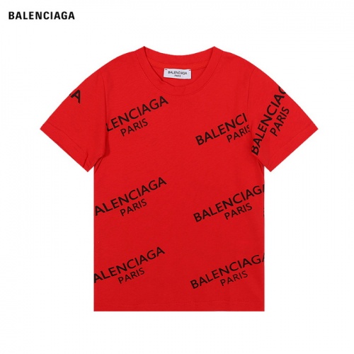 Cheap Balenciaga Kids T-Shirts Short Sleeved For Kids #969326 Replica Wholesale [$25.00 USD] [ITEM#969326] on Replica Balenciaga Kids T-Shirts