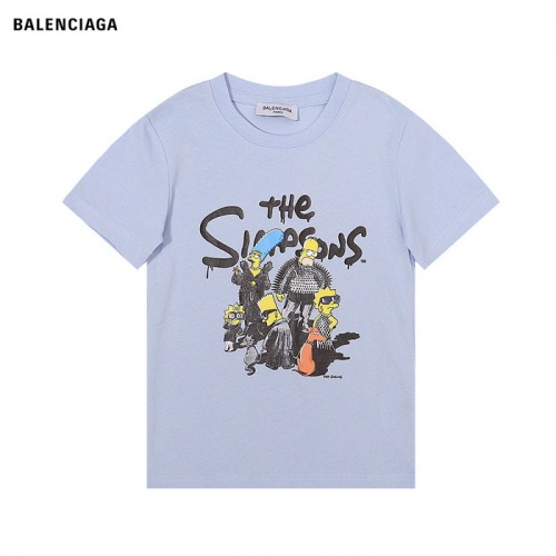 Cheap Balenciaga Kids T-Shirts Short Sleeved For Kids #969333 Replica Wholesale [$25.00 USD] [ITEM#969333] on Replica Balenciaga Kids T-Shirts