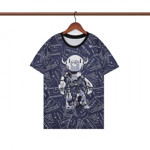Cheap Prada T-Shirts Short Sleeved For Men #969359 Replica Wholesale [$25.00 USD] [ITEM#969359] on Replica Prada T-Shirts