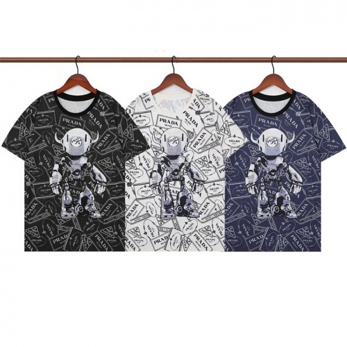 Cheap Prada T-Shirts Short Sleeved For Men #969359 Replica Wholesale [$25.00 USD] [ITEM#969359] on Replica Prada T-Shirts