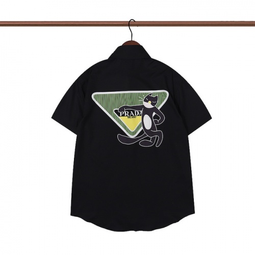 Cheap Prada Shirts Short Sleeved For Men #969403 Replica Wholesale [$29.00 USD] [ITEM#969403] on Replica Prada Shirts