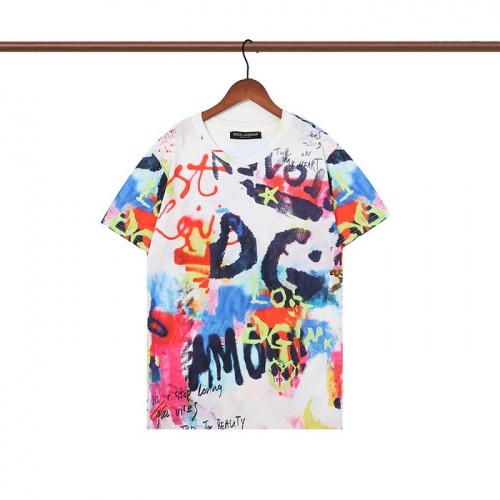 Cheap Dolce &amp; Gabbana D&amp;G T-Shirts Short Sleeved For Men #969587 Replica Wholesale [$24.00 USD] [ITEM#969587] on Replica Dolce &amp; Gabbana D&amp;G T-Shirts
