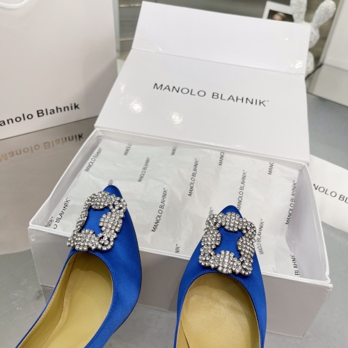Cheap Manolo Blahnik High-Heeled Shoes For Women #969767 Replica Wholesale [$85.00 USD] [ITEM#969767] on Replica Manolo Blahnik High-Heeled Shoes