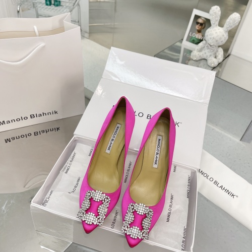 Cheap Manolo Blahnik High-Heeled Shoes For Women #969768 Replica Wholesale [$85.00 USD] [ITEM#969768] on Replica Manolo Blahnik High-Heeled Shoes