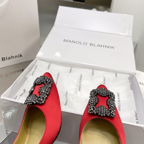 Cheap Manolo Blahnik High-Heeled Shoes For Women #969776 Replica Wholesale [$92.00 USD] [ITEM#969776] on Replica Manolo Blahnik High-Heeled Shoes