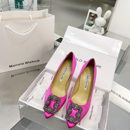 Cheap Manolo Blahnik High-Heeled Shoes For Women #969778 Replica Wholesale [$92.00 USD] [ITEM#969778] on Replica Manolo Blahnik High-Heeled Shoes