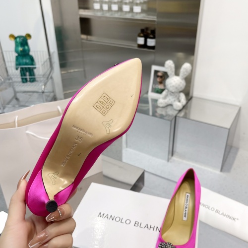 Cheap Manolo Blahnik High-Heeled Shoes For Women #969778 Replica Wholesale [$92.00 USD] [ITEM#969778] on Replica Manolo Blahnik High-Heeled Shoes