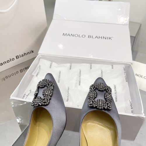 Cheap Manolo Blahnik High-Heeled Shoes For Women #969780 Replica Wholesale [$92.00 USD] [ITEM#969780] on Replica Manolo Blahnik High-Heeled Shoes